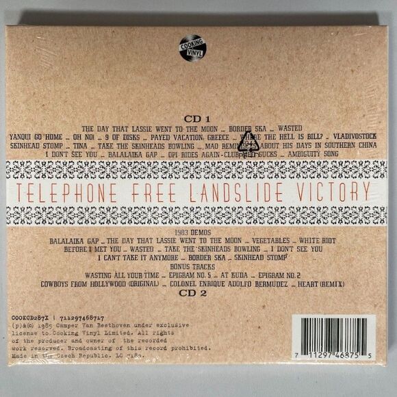 Camper Van Beethoven – Telephone Free Landslide Victory – Deluxe Double CD - NEW - Picture 2 of 2
